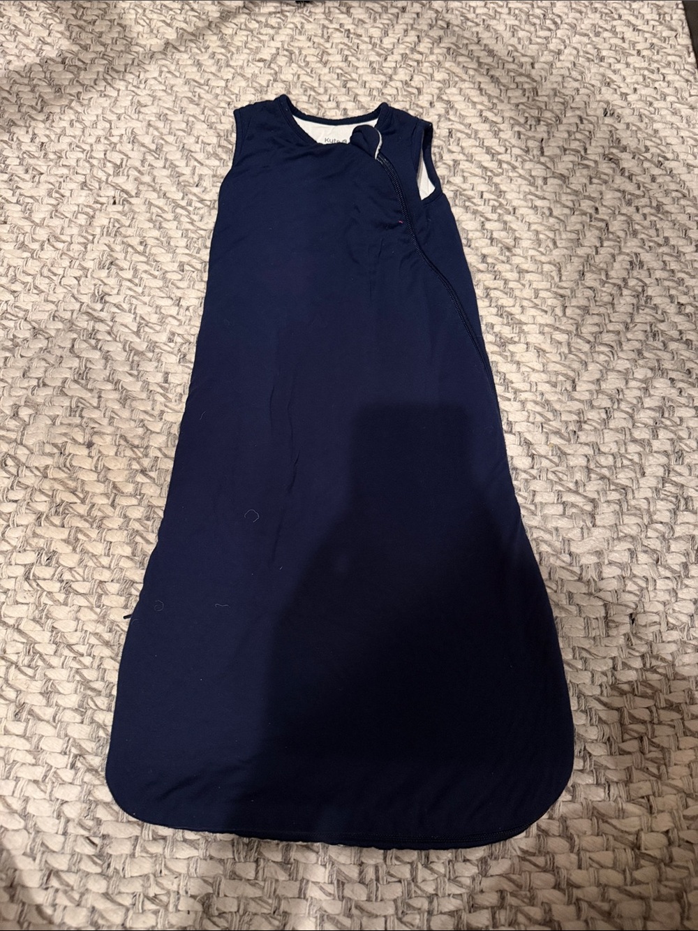 Kyte BABY Navy Sleeveless Infant Sleep Sack 1.0 TOG Small